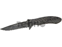 Нож ЗУБР 47702_z01 ЭКСПЕРТ ОХОТНИК  складной цельнометаллический, 205мм/лезвие 90мм