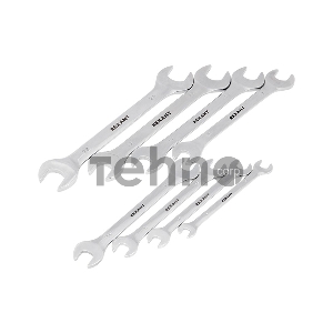 Набор ключей рожковых REXANT (8-24 мм), 8 шт., CrV, зеркальное хромирование