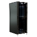 Шкаф серверный WRline (WR-TT-4288-AS-RAL9004) напольный 42U 800x800мм пер.дв.стекл задн.дв.стал.лист 2 бок.пан. 800кг черный 710мм 2055мм IP20 сталь, фото 2