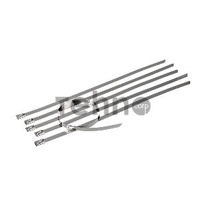 Хомут-стяжка стальная REXANT 300x4,6 мм, упаковка 50 шт.