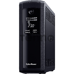 Источник бесперебойного питания UPS CyberPower VP1600ELCD Line-Interactive 1600VA/960W USB/RS-232/RJ11/45  (4 + 1 EURO)