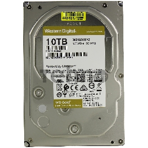 Жесткий диск Western Digital SATA 10TB 7200RPM 6GB/S 128MB GOLD WD102KRYZ