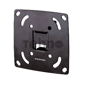 Крепеж Kromax OPTIMA-100 black {Кронштейн для LED/LCD телевизоров 10-28, max 25 кг, настенный, 0 ст свободы, 23.5 мм, max VESA 100x100 мм}