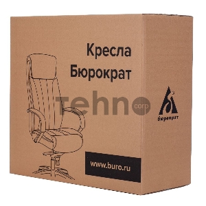Кресло руководителя Бюрократ T-9927SL-LOW светло-коричневый Leather Eichel кожа низк.спин. крестовина металл хром