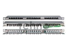 Hyperline PPHD-19-24-8P8C-C5E-SH-110D Патч-панель высокой плотности 19