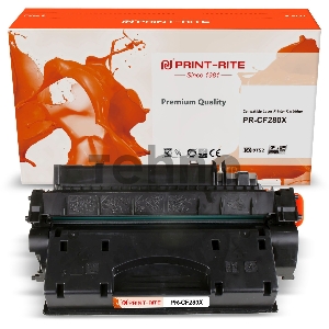 Картридж лазерный Print-Rite TFHAKFBPU1J1 PR-CF280X CF280X черный (6900стр.) для HP LJ Pro 400/M401/M425