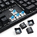 Клавиатура механ Gembird KB-G550L, USB, черн, переключатели Outemu Blue, 104 клавиши, подсветка 6 цветов 20 режимов, FN, кабель тканевый 1.8м, фото 10