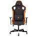 Кресло игровое Knight OUTRIDER черный/оранжевый ромбик эко.кожа с подголов. крестовина металл, фото 2