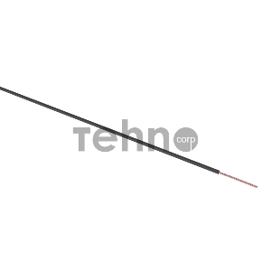 Провод автомобильный ПГВА/ПВАМ REXANT 1х0,50 мм черный, мини-бухта 5 метров