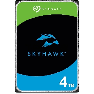 Жесткий диск 4TB Seagate SkyHawk (ST4000VX005) {Serial ATA III, 5900 rpm, 64mb, для видеонаблюдения}
