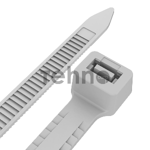 Хомут-стяжкa нейлоновая с тройным замком REXANT 200x3,6 мм, белая, упаковка 100 шт.