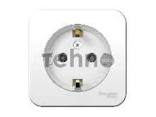 Розетка с/з без шторок, (тонкая) 16А, 250В, изолир. пластина SE Blanca наруж Бел