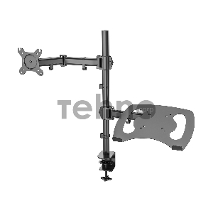 Кронштейн для монитора/ноутбука Cactus CS-VM-LH07-BK черный 13