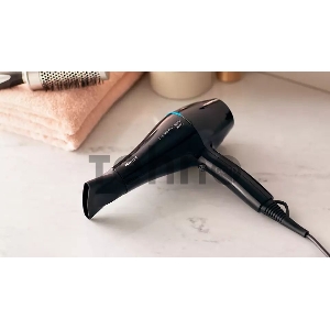 Фен Philips BHD272/00 / 2100 Вт, ионизация, 6 настроек температуры/скорости воздушного потока, насадка-концентратор 9 мм, холодный обдув, черный