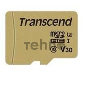 Флеш карта microSD 64GB Transcend microSDХC Class 10 UHS-1 U-3, V30, (SD адаптер), MLC