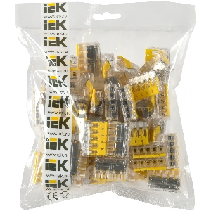 Клемма IEK СМК UKZ60-415-050 5x 0.2-0.4мм2 дл.19.2мм ш.30.4мм желтый (упак.:50шт)