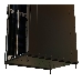 Шкаф серверный WRline (WR-TT-4288-AS-RAL9004) напольный 42U 800x800мм пер.дв.стекл задн.дв.стал.лист 2 бок.пан. 800кг черный 710мм 2055мм IP20 сталь, фото 6