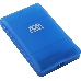 Внешний корпус для HDD/SSD AgeStar 3UBCP3 SATA пластик синий 2.5", фото 2