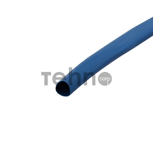 Трубка термоусаживаемая 6.0/3.0мм синяя. ролик 2.44м Rexant 29-0035