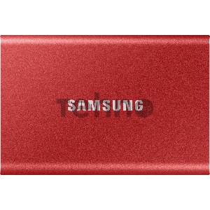 Накопитель SSD Samsung USB-C 1Tb MU-PC1T0R/WW T7 1.8 красный