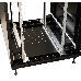 Шкаф серверный WRline (WR-TT-4288-AS-RAL9004) напольный 42U 800x800мм пер.дв.стекл задн.дв.стал.лист 2 бок.пан. 800кг черный 710мм 2055мм IP20 сталь, фото 1