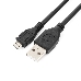 Кабель USB 2.0 Pro Gembird/Cablexpert AM/microBM 5P, 0.3м, экран, черный, пакет  CCP-mUSB2-AMBM-0.3M, фото 2