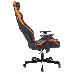 Кресло игровое Knight OUTRIDER черный/оранжевый ромбик эко.кожа с подголов. крестовина металл, фото 15