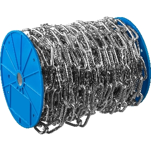 Зубр Цепь длиннозвенная, DIN 763, оцинкованная сталь, d=2мм, L=200м 4-304030-02