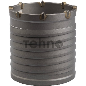 Коронка ЗУБР 29300-80 буровая, конусная посадка, без оснастки, d=80мм, L=100мм