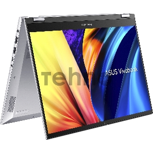 Ноутбук ASUS TN3402QA-LZ178 flip Touch +Stylus 14(1920x1200 IPS)/Touch/AMD Ryzen 7 5800H/16GB/512SSD/noDVD/AMD Radeon/Silver/DOS + Support NumberPad