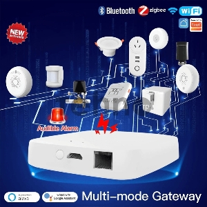 Шлюз Bluetooth MOES Multi-mode Gateway MHUB, LAN & Wi-Fi 2.4GHz, Wi-Fi 2.4GHz & ZigBee & BLE & Mesh, USB, белый