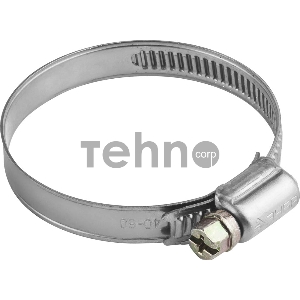 Хомуты, нерж. сталь, накатная лента 9 мм, 40-60 мм, 5 шт, ЗУБР Профессионал