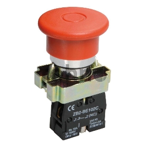 Кнопка LAY5-BT42 Грибок аварийн. с фикс. красн. ИЭК BBG80-BT-K04