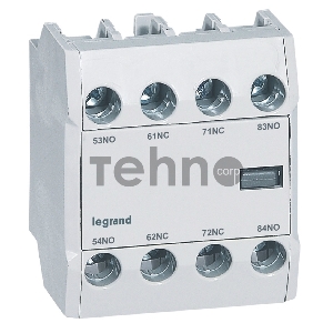 Блок вспомогательных контактов фронтальный CTX3 2Н.О.+2Н.З.