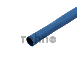 Трубка термоусаживаемая 3.0/1.5мм синяя. ролик 2.44м Rexant 29-0005