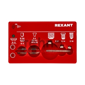 Тестер для ламп REXANT портативный на батарейке (604-803)