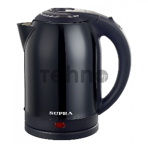 Чайник электрический Supra KES-2003N 2л. 1500Вт черный, нержавеющая сталь