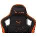 Кресло игровое Knight OUTRIDER черный/оранжевый ромбик эко.кожа с подголов. крестовина металл, фото 19