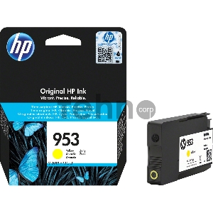 Картридж струйный HP 953 F6U14AE желтый для HP OJP 8710/8715/8720/8730/8210/8725 (700стр.)