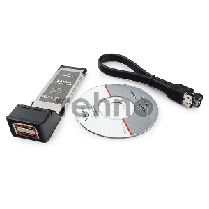 Контроллер Gembird Express Card PCMCIAX/34 на eSATA 2 порта