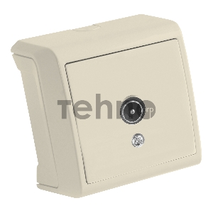 Розетка телевизионная Panasonic Vera (90681210-RU) откр. IP20 бежевый (упак.:1шт)