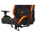 Кресло игровое Knight OUTRIDER черный/оранжевый ромбик эко.кожа с подголов. крестовина металл, фото 20