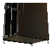 Шкаф серверный WRline (WR-TT-4281-AS-RAL9004) напольный 42U 800x1000мм пер.дв.стекл задн.дв.стал.лист 2 бок.пан. 800кг черный 910мм 2055мм IP20 сталь, фото 1
