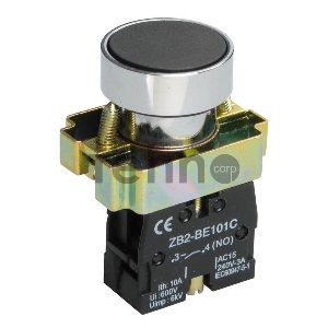 Кнопка LAY5-BA21 без подсветки черн. 1з ИЭК BBT60-BA-K02