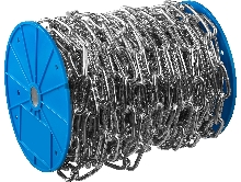 Зубр Цепь длиннозвенная, DIN 763, оцинкованная сталь, d=3мм, L=120м 4-304030-03