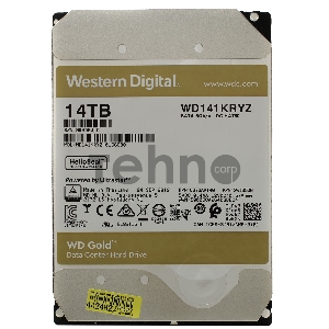 Жесткий диск WD GOLD WD141KRYZ 14ТБ 3,5 7200RPM 256MB 512E (SATA-III)