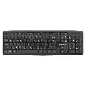 Комплект ExeGate EX286204RUS Professional Standard Combo MK120 (клавиатура влагозащищенная 104кл., длина кабеля 1,5 м + мышь оптическая 1000dpi, 3 кнопки и колесо прокрутки, длина кабеля 1,5м; USB, черный, ColorBox)