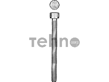 Винт DIN 912, М10x90 мм, 5 кг (80 шт.), кл. пр. 8.8, оцинкованный, ЗУБР