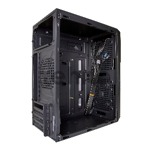 Корпус Minitower Exegate BAA-103 Black, mATX, <AAA350, 80mm>, 2*USB, Audio