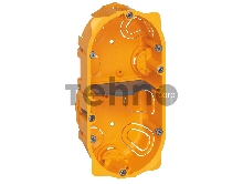 Legrand 080042 Коробка многоместная - Программа Batibox - для сухих перегородок - 2-местная - 4/5 модулей - глубина 40